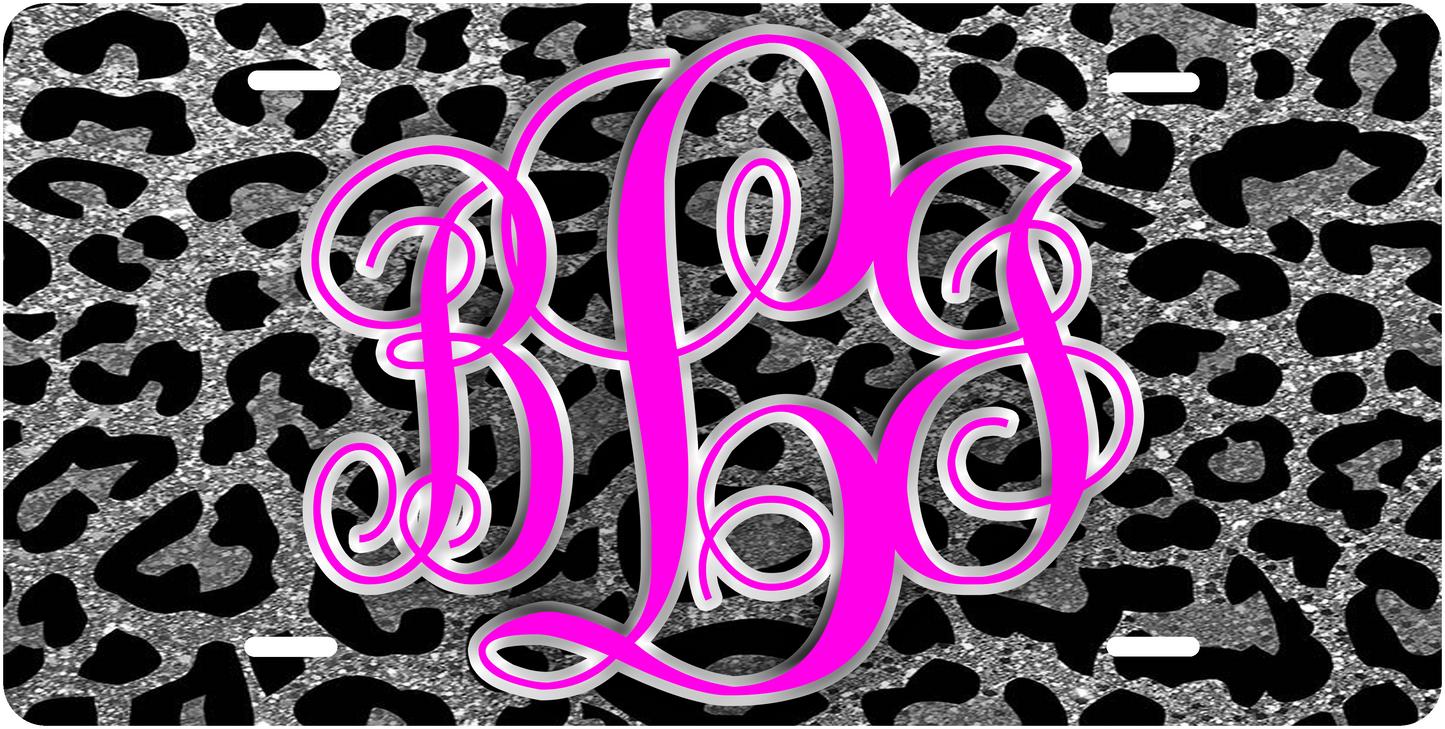 Leopard Print Monogram 1