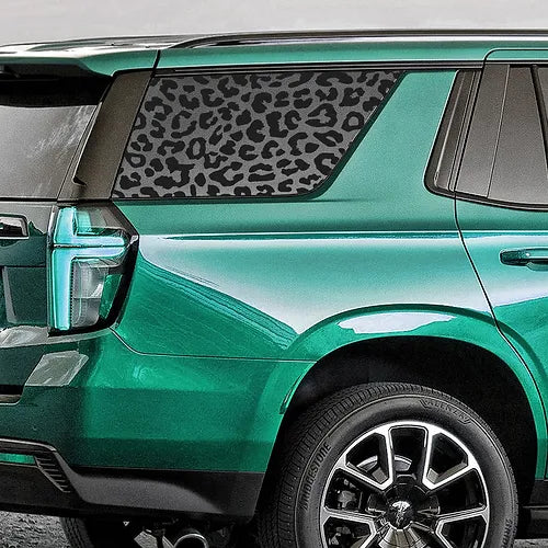 SUV Universal Fit Leopard Cheetah Print Window Decal Set
