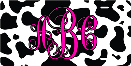 Cow Print Monogram